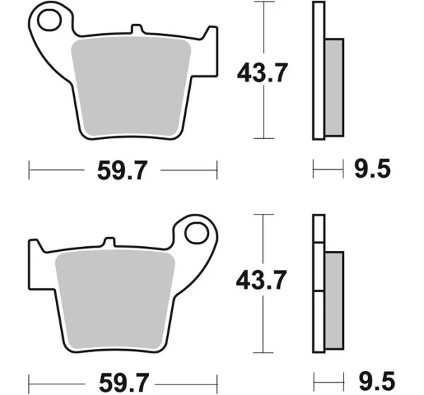 SBS Bremsbeläge & Bremsbacken - Detailansicht