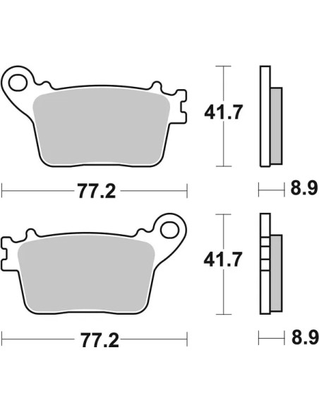 SBS Bremsbeläge & Bremsbacken - Detailansicht