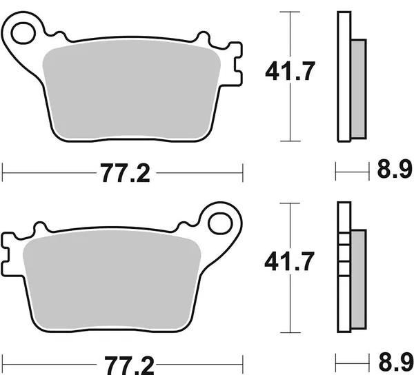SBS Bremsbeläge & Bremsbacken - Detailansicht