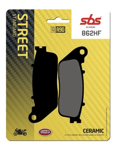 SBS Bremsbeläge & Bremsbacken für HONDA CB 1000 R ABS 2008-2017