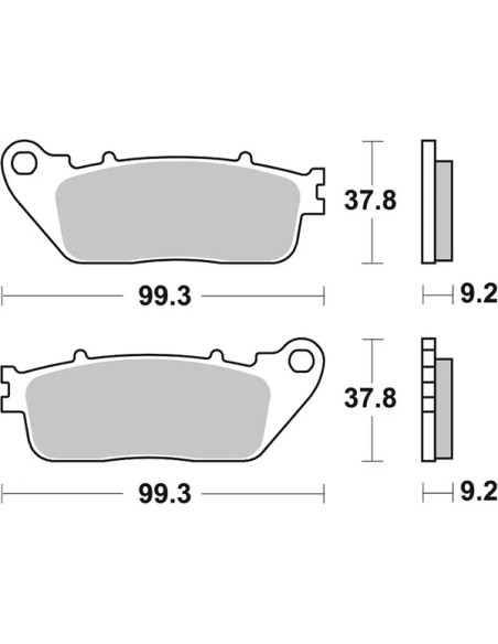 SBS Bremsbeläge & Bremsbacken - Detailansicht