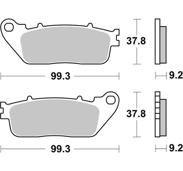 SBS Bremsbeläge & Bremsbacken - Detailansicht