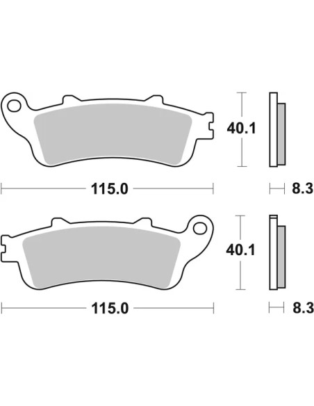 SBS Bremsbeläge & Bremsbacken - Detailansicht