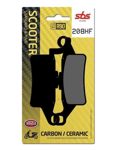 SBS Bremsbeläge & Bremsbacken für YAMAHA HW 125 2012-2017