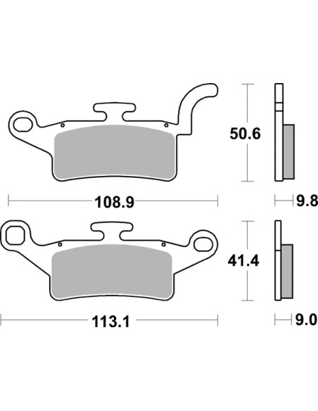 SBS Bremsbeläge & Bremsbacken - Detailansicht
