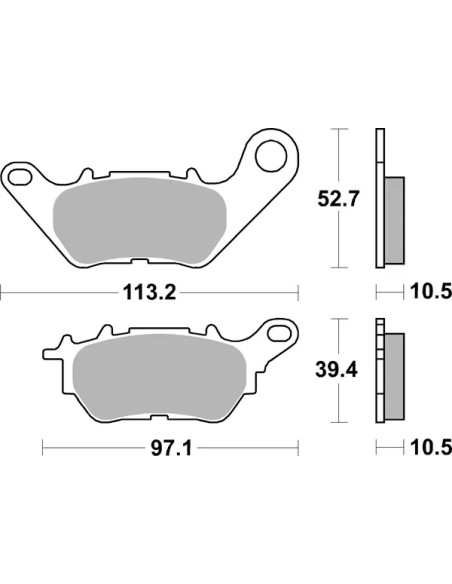 SBS Bremsbeläge & Bremsbacken - Detailansicht