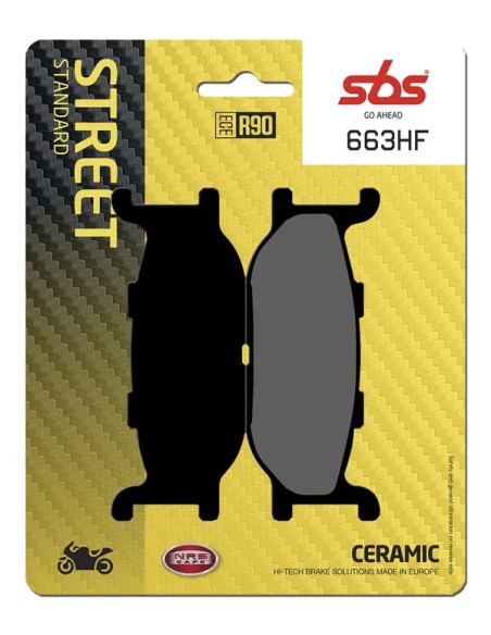 SBS Bremsbeläge & Bremsbacken für YAMAHA XVS 650 1997-2014