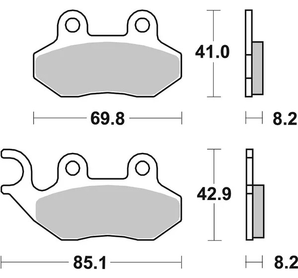 SBS Bremsbeläge & Bremsbacken - Detailansicht