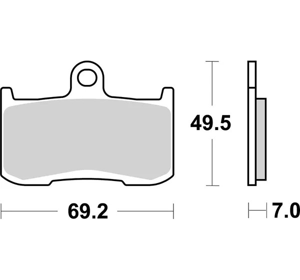 SBS Bremsbeläge & Bremsbacken - Detailansicht