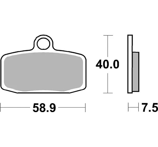 SBS Bremsbeläge & Bremsbacken - Detailansicht