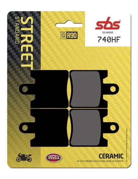 SBS Bremsbeläge & Bremsbacken für YAMAHA FJR 1300 ABS 2006-2020