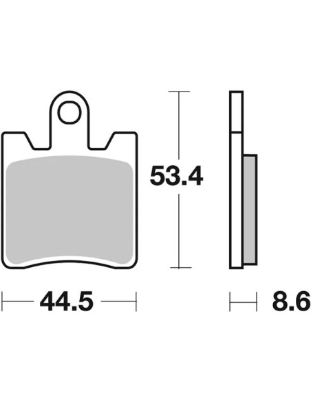 SBS Bremsbeläge & Bremsbacken - Detailansicht
