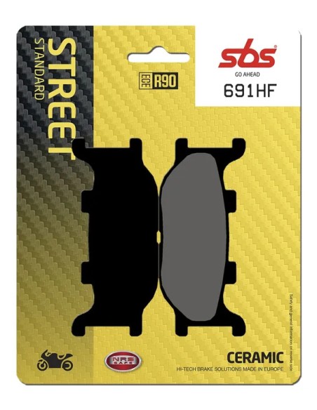 SBS Bremsbeläge & Bremsbacken für YAMAHA XV 250 2008-2022