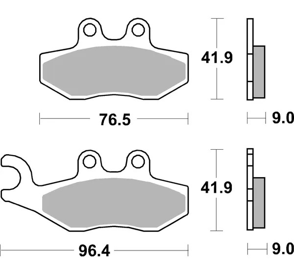 SBS Bremsbeläge & Bremsbacken - Detailansicht