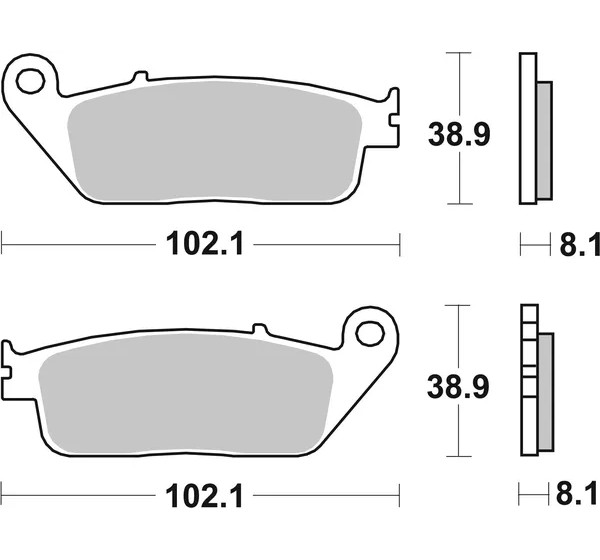 SBS Bremsbeläge & Bremsbacken - Detailansicht
