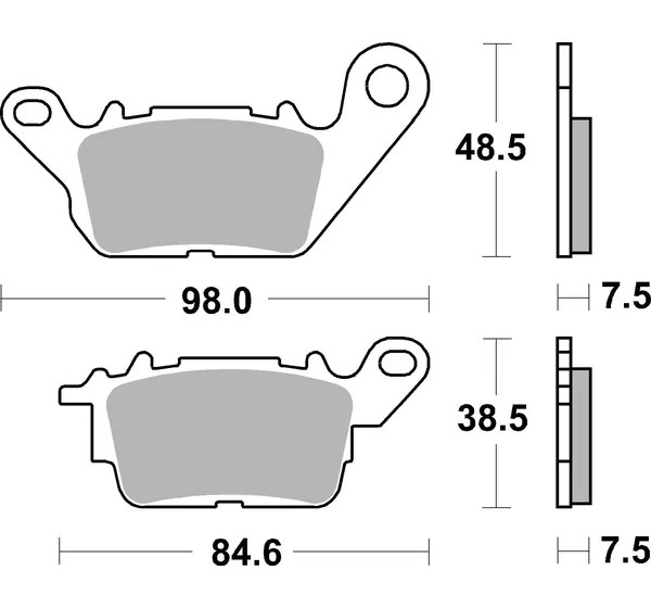 SBS Bremsbeläge & Bremsbacken - Detailansicht