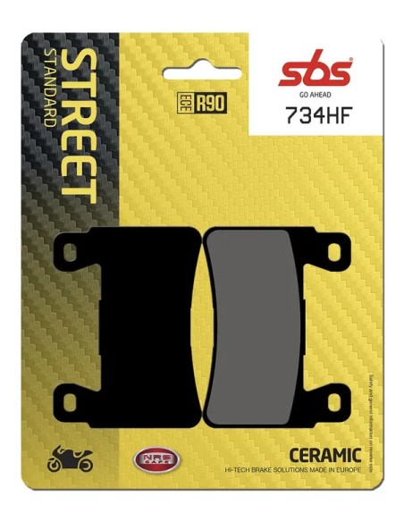SBS Bremsbeläge & Bremsbacken für HONDA CB 1300 S ABS 2005-2013