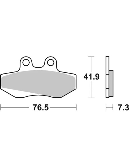 SBS Bremsbeläge & Bremsbacken - Detailansicht