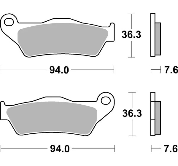 SBS Bremsbeläge & Bremsbacken - Detailansicht