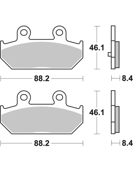 SBS Bremsbeläge & Bremsbacken - Detailansicht