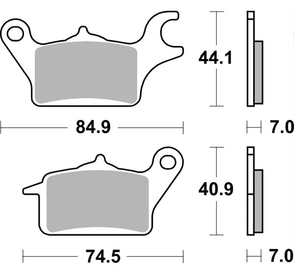 SBS Bremsbeläge & Bremsbacken - Detailansicht