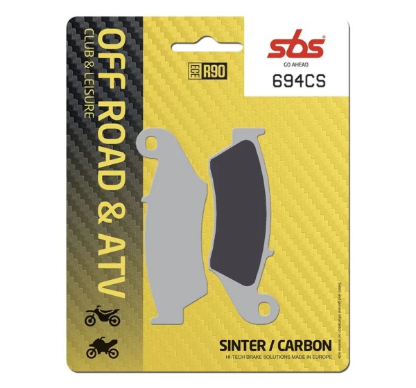 SBS Bremsbeläge & Bremsbacken für HONDA XR 650 L 1993-2018