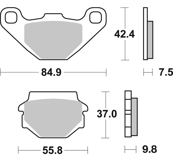 SBS Bremsbeläge & Bremsbacken - Detailansicht
