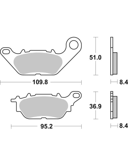 SBS Bremsbeläge & Bremsbacken - Detailansicht