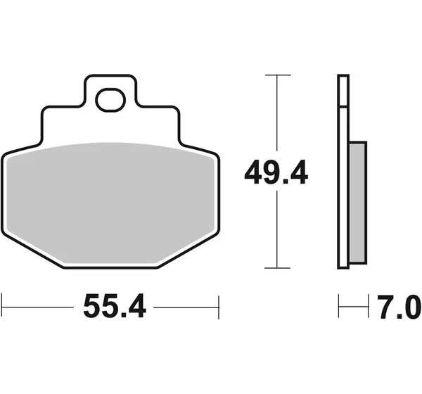 SBS Bremsbeläge & Bremsbacken - Detailansicht