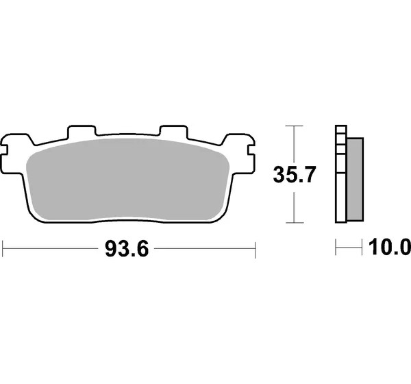 SBS Bremsbeläge & Bremsbacken - Detailansicht
