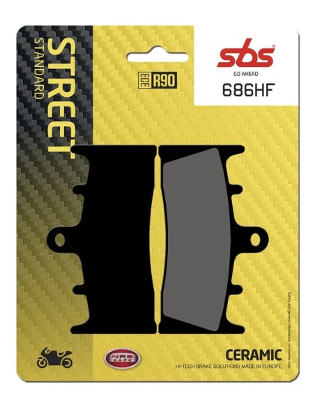SBS Bremsbeläge & Bremsbacken für SUZUKI GSX 1300 R 1999-2007