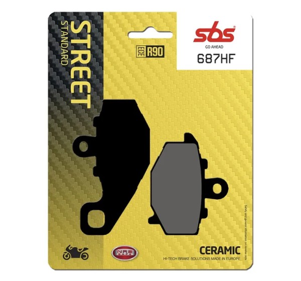 SBS Bremsbeläge & Bremsbacken für KAWASAKI ZX-6 R 600 1995-2016