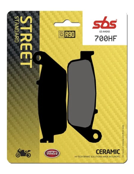 SBS Bremsbeläge & Bremsbacken für HONDA VT 750 C2B 2010-2018