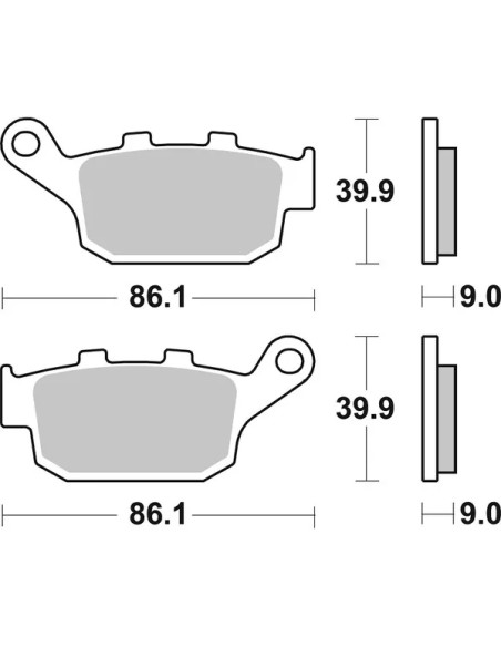 SBS Bremsbeläge & Bremsbacken - Detailansicht