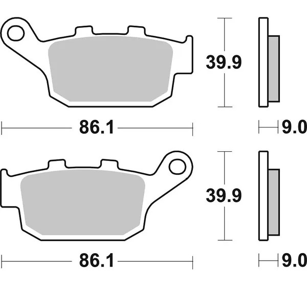 SBS Bremsbeläge & Bremsbacken - Detailansicht