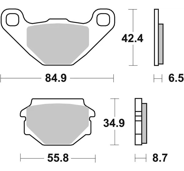 SBS Bremsbeläge & Bremsbacken - Detailansicht