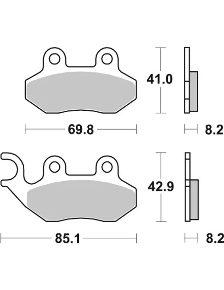 SBS Bremsbeläge & Bremsbacken - Detailansicht
