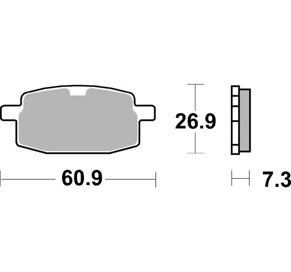 SBS Bremsbeläge & Bremsbacken - Detailansicht