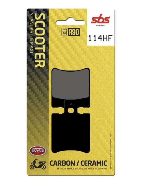 SBS Bremsbeläge & Bremsbacken für MBK NITRO 50 1997-2010