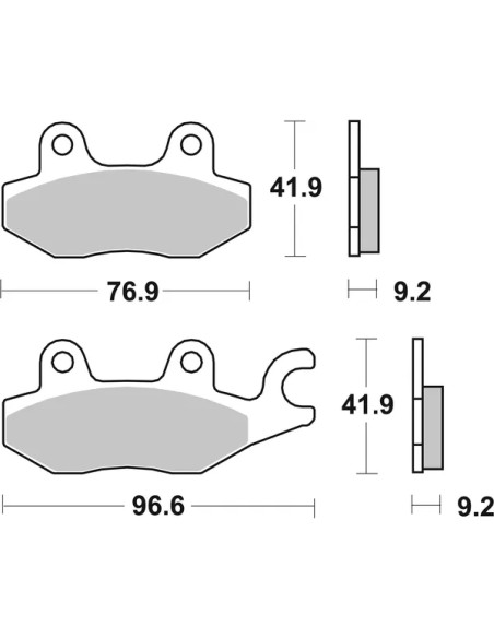 SBS Bremsbeläge & Bremsbacken - Detailansicht