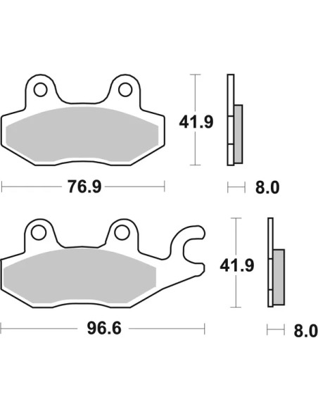 SBS Bremsbeläge & Bremsbacken - Detailansicht