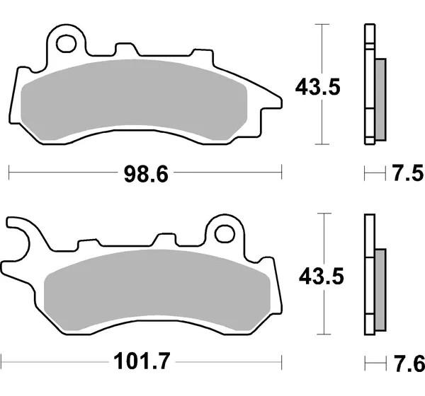 SBS Bremsbeläge & Bremsbacken - Detailansicht