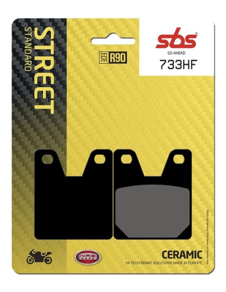 SBS Bremsbeläge & Bremsbacken für YAMAHA YZF-R1 1000 1998-2001
