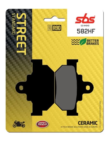 SBS Bremsbeläge & Bremsbacken für SUZUKI DR 600 S 1985-1988
