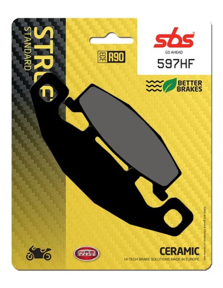 SBS Bremsbeläge & Bremsbacken für KAWASAKI EX 250 R 1988-2007