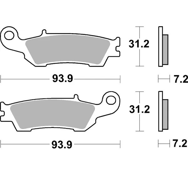 SBS Bremsbeläge & Bremsbacken - Detailansicht