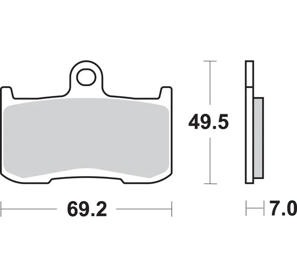 SBS Bremsbeläge & Bremsbacken - Detailansicht