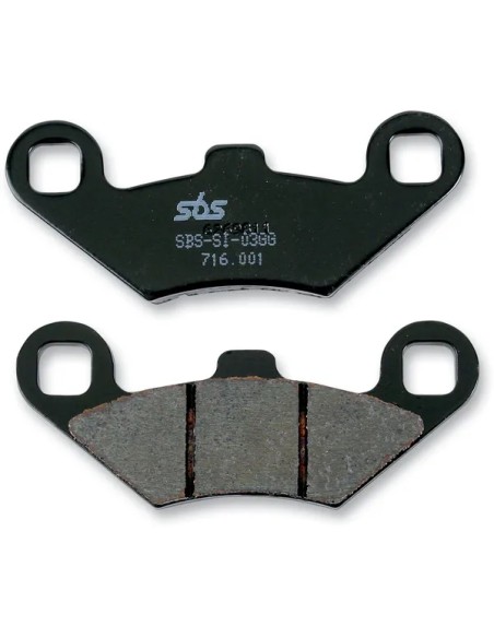 SBS Bremsbeläge & Bremsbacken für POLARIS SCRAMBLER 500 4X4 1997-2012