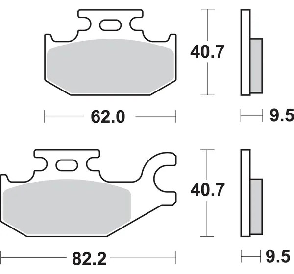 SBS Bremsbeläge & Bremsbacken - Detailansicht