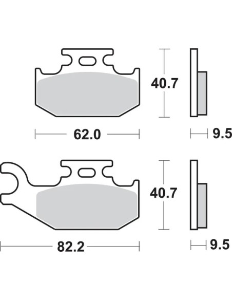 SBS Bremsbeläge & Bremsbacken - Detailansicht